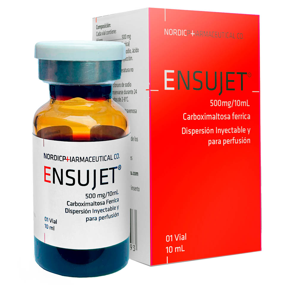 Ensujet 500 mg/10 ml Dispersión Inyectable y para Perfusión