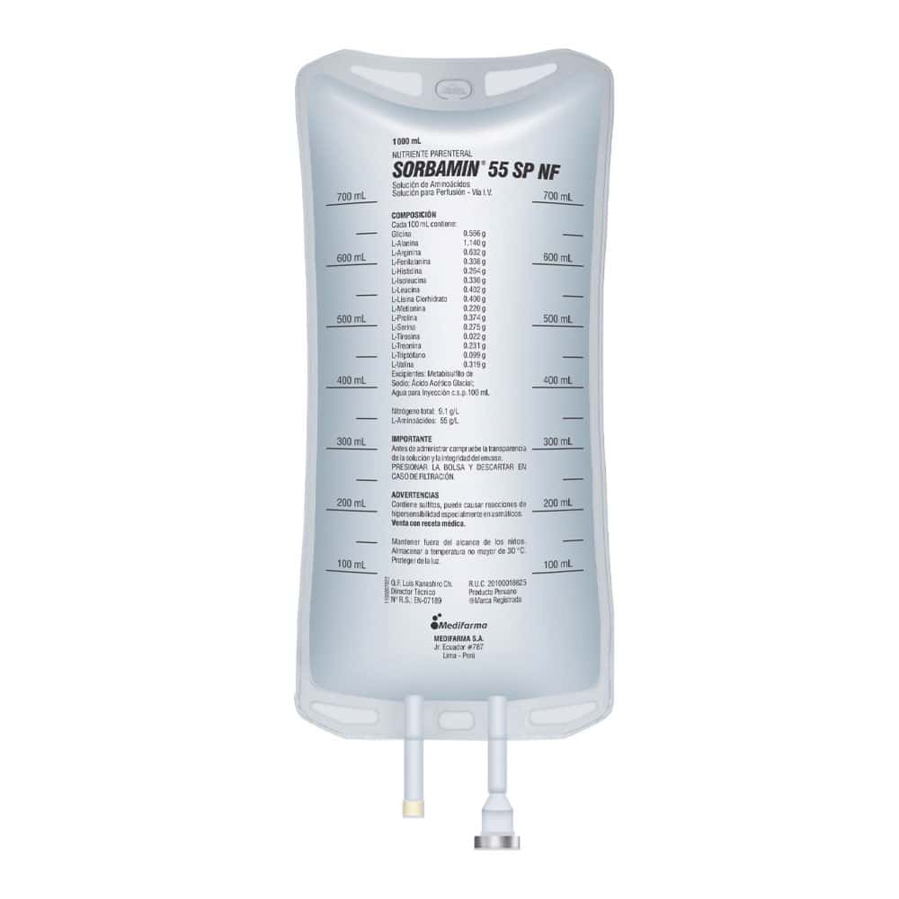 Sorbamin 55 SP NF Solución para Perfusión